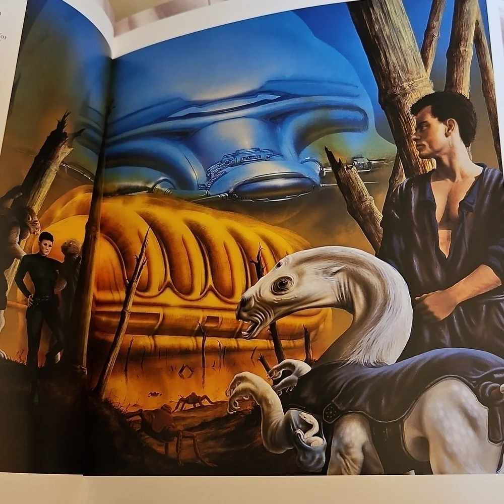 Transluminal The Paintings of Jim Burns 1999 Collectible Paperback Book